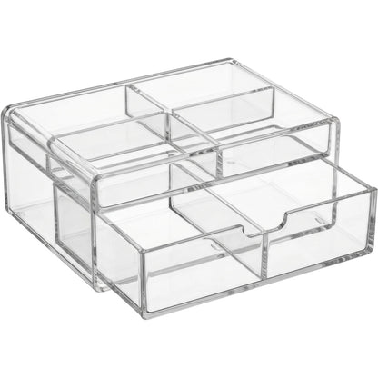 Vndrk Clear Acrylic Divided Drawer Organizer 6 Slot