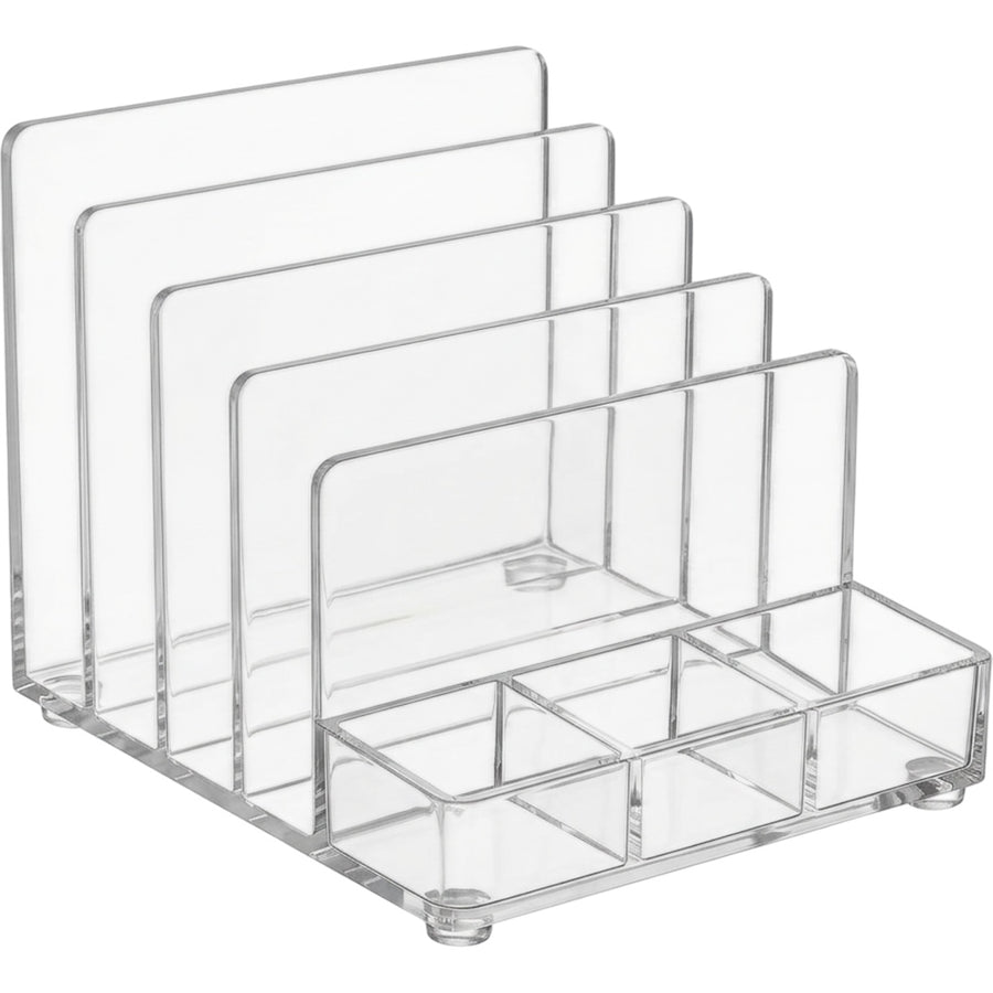 Vndrk Stepped Palette File Acrylic Organizer Front Tray Clear